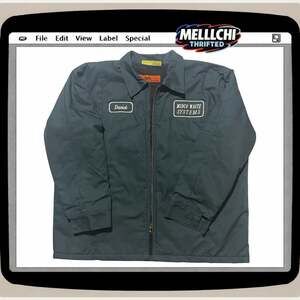 Vintage Cintas Work Jacket XL Daniel Patch